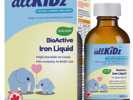 allKiDz BioActive Iron Liquid (100ml) For Cheap