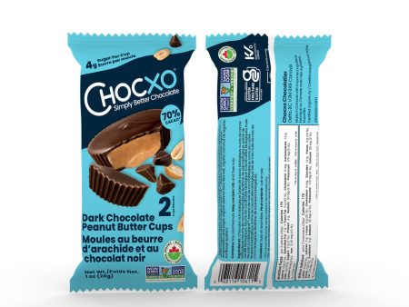 ChocXo Dark Chocolate Peanut Butter Cups (2 cups) For Discount