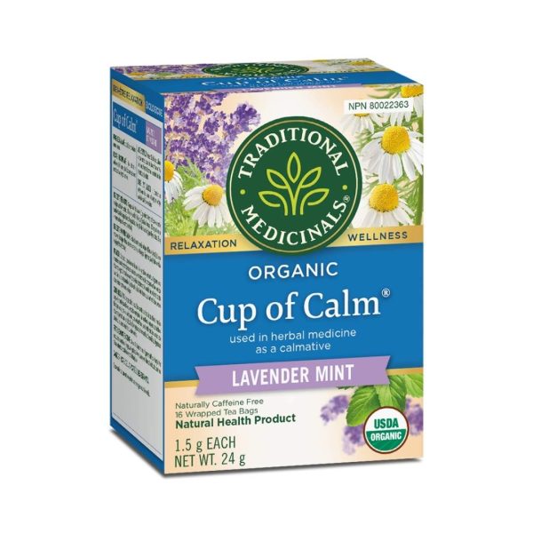 Traditional Medicinals Cup of Calm Tea (16 Bags) Hot on Sale