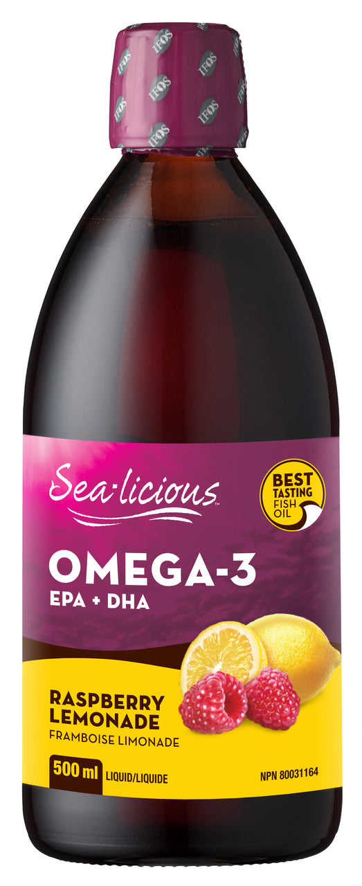 Sea-licious Omega-3 EPA + DHA - Raspberry Lemonade (500ml) Supply