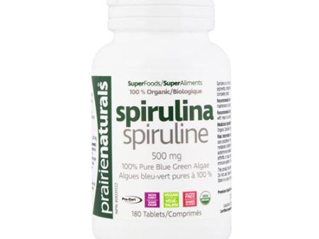 Prairie Naturals Spirulina (500mg) (180 Tablets) Online Sale