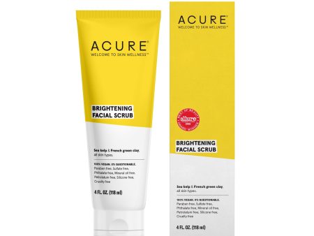 Acure Brightening - Facial Scrub (118ml) Online