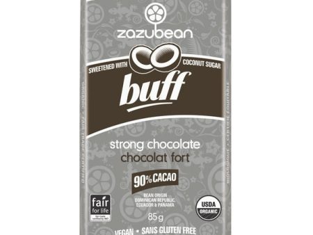 Zazubean Buff Strong Dark Chocolate Bar (85g) Online Sale