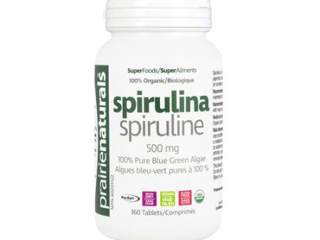 Prairie Naturals Spirulina (500mg) (360 Tablets) Sale