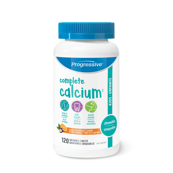 Progressive Complete Calcium for Kids (120 Chewable Tablets) Supply