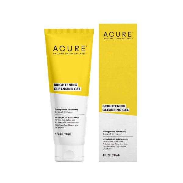 Acure Brilliantly Brightening Cleansing Gel  (118ml) Sale