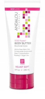 Andalou Naturals 1000 Roses Velvet Soft Body Butter (236ml) Hot on Sale