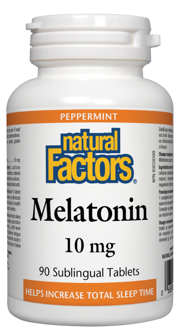 Natural Factors Melatonin (10mg) (90 Sublingual Tablets) Discount