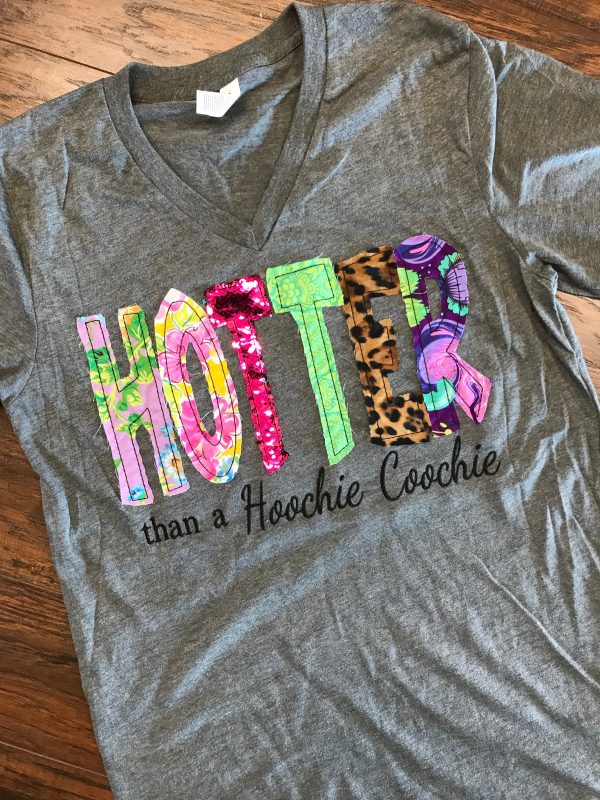 HOTTER Than a Hoochie Coochie T Shirt Cheap