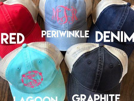 Comfort Colors Monogrammed Cap, Monogrammed hat on Sale