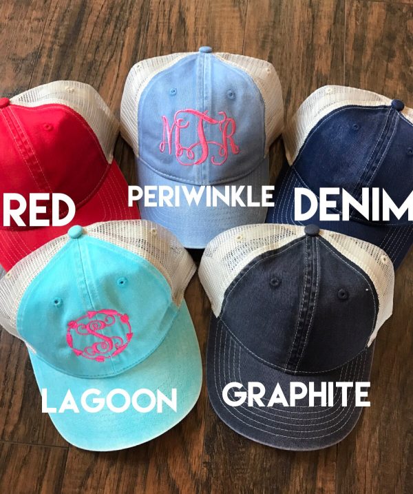 Comfort Colors Monogrammed Cap, Monogrammed hat on Sale