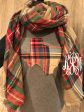 Blanket Scarf with Monogram on Sale