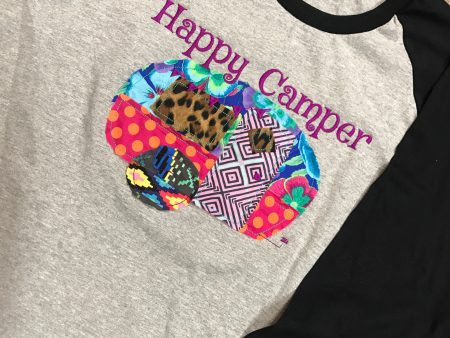 Happy Camper Baseball Tee Discount